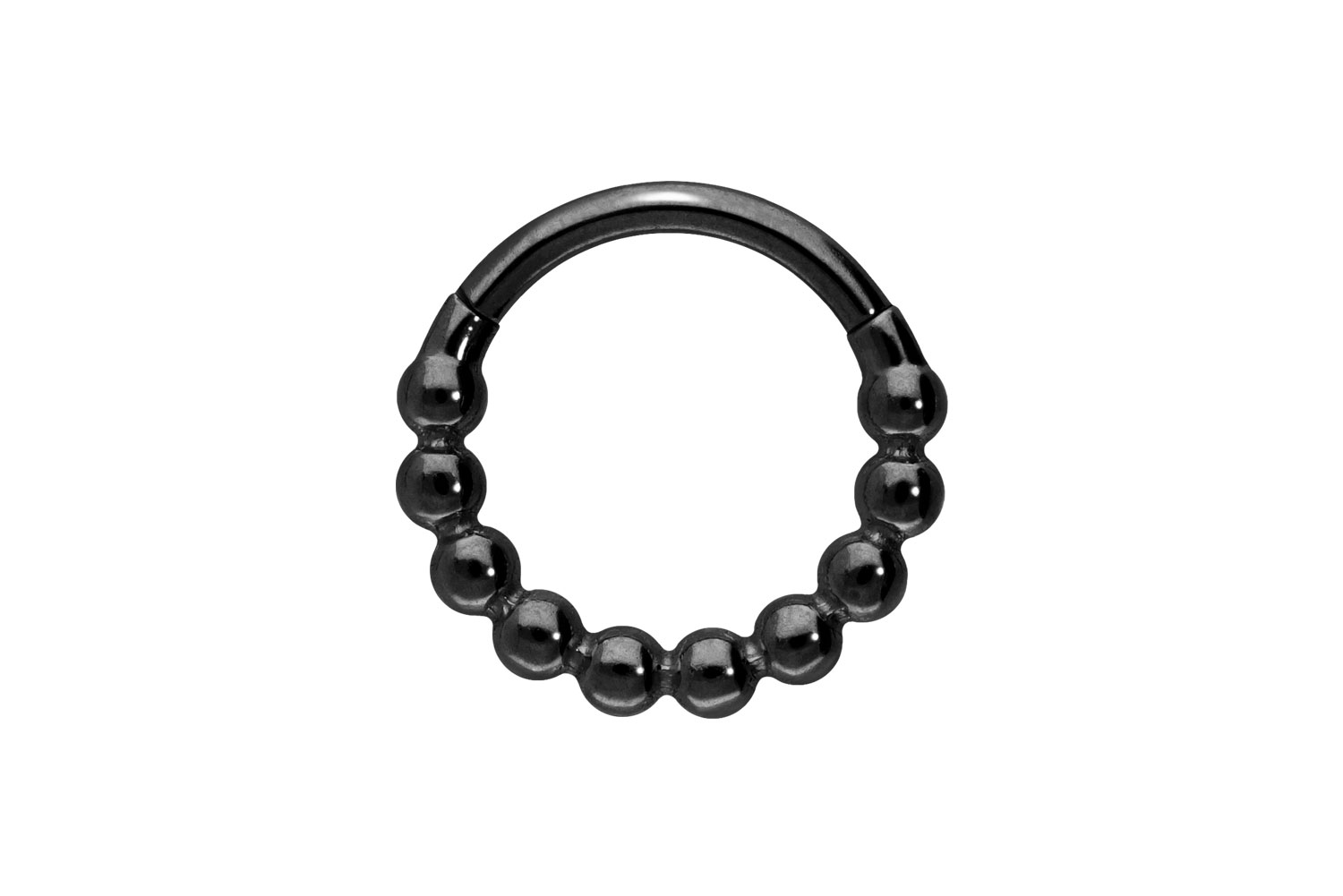 Titan Segmentring Clicker Piercing KUGELN